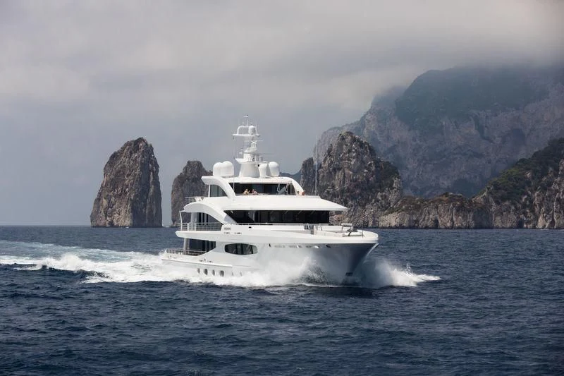 a boat on the water aboard VOLPINI 2 Yacht for Sale