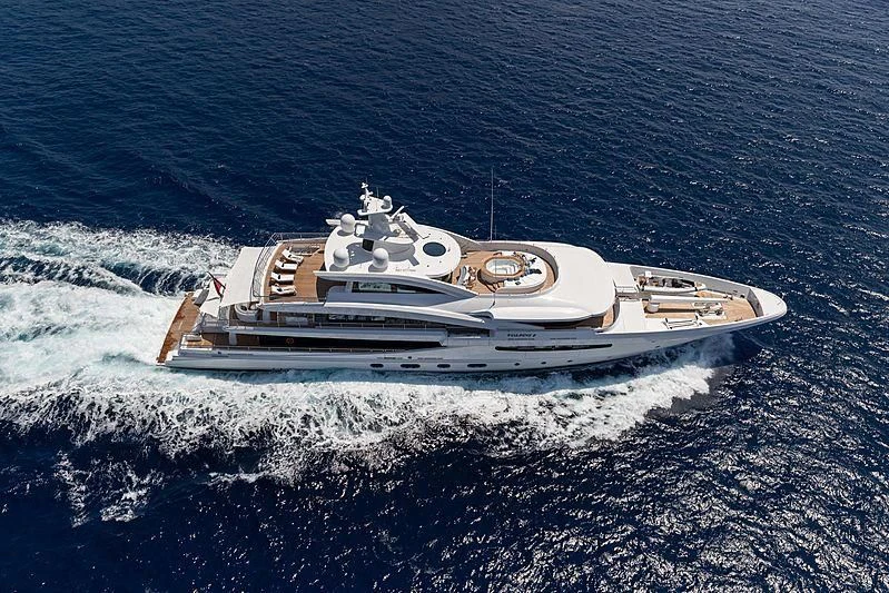 a ship in the ocean aboard VOLPINI 2 Yacht for Sale