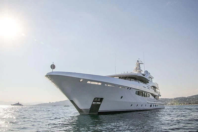 a boat in the water aboard VOLPINI 2 Yacht for Sale