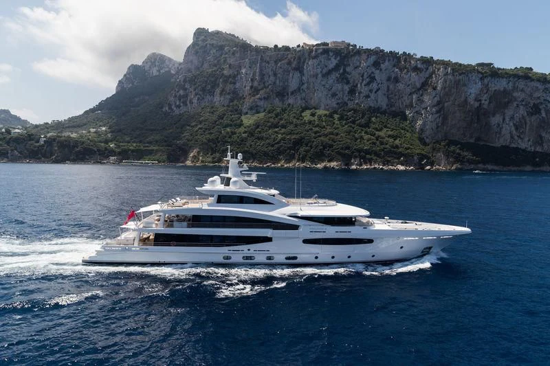 a boat on the water aboard VOLPINI 2 Yacht for Sale