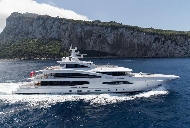 a boat on the water aboard VOLPINI 2 Yacht for Sale