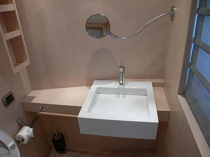 a sink in a bathroom aboard SOFIA Y Yacht for Sale