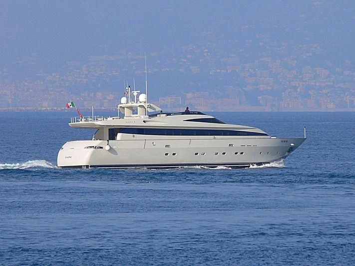 a boat in the water aboard SOFIA Y Yacht for Sale