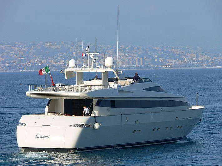 a boat on the water aboard SOFIA Y Yacht for Sale