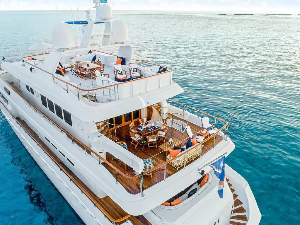 a boat on the water aboard PACKAGE DEAL Yacht for Charter