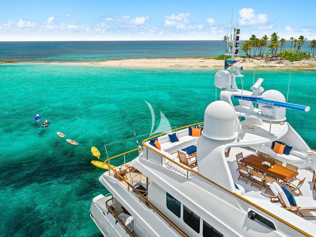 a boat on the water aboard PACKAGE DEAL Yacht for Charter
