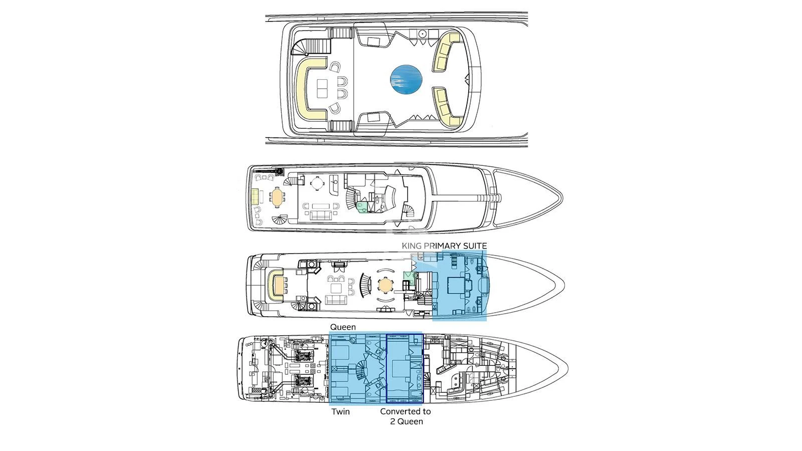 diagram, engineering drawing aboard PACKAGE DEAL Yacht for Charter