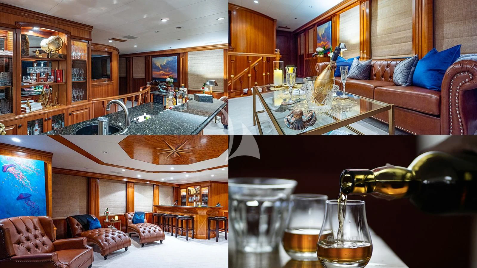 a kitchen with a large sink aboard PACKAGE DEAL Yacht for Charter