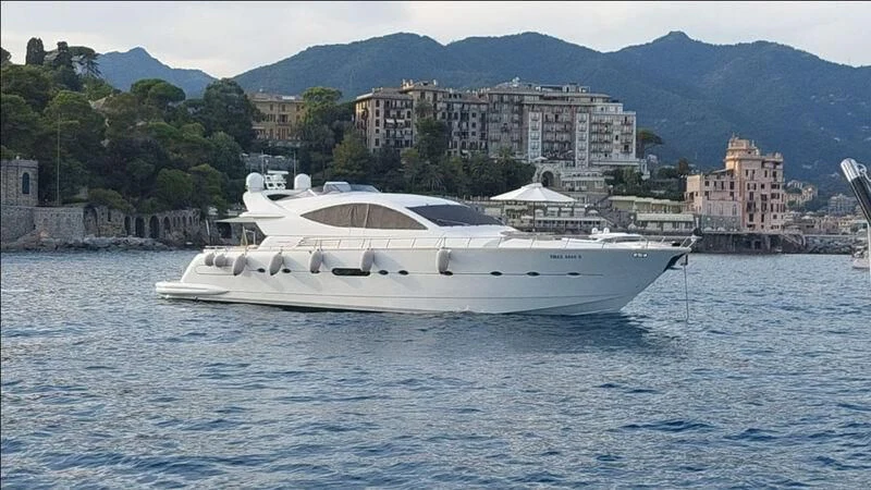 a boat in the water aboard WARLOCK Yacht for Sale