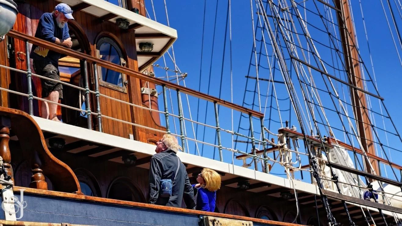 a group of people on a boat aboard PEACEMAKER Yacht for Sale