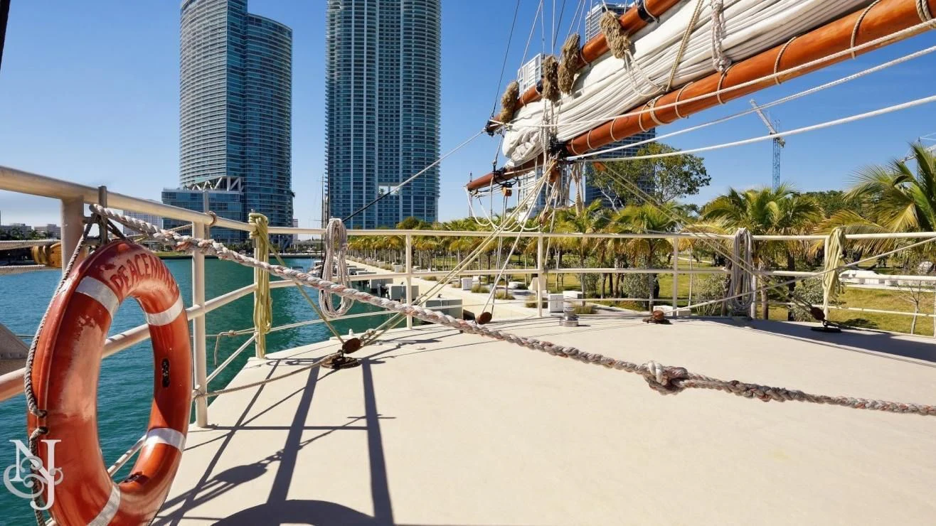 a close-up of a playground aboard PEACEMAKER Yacht for Sale
