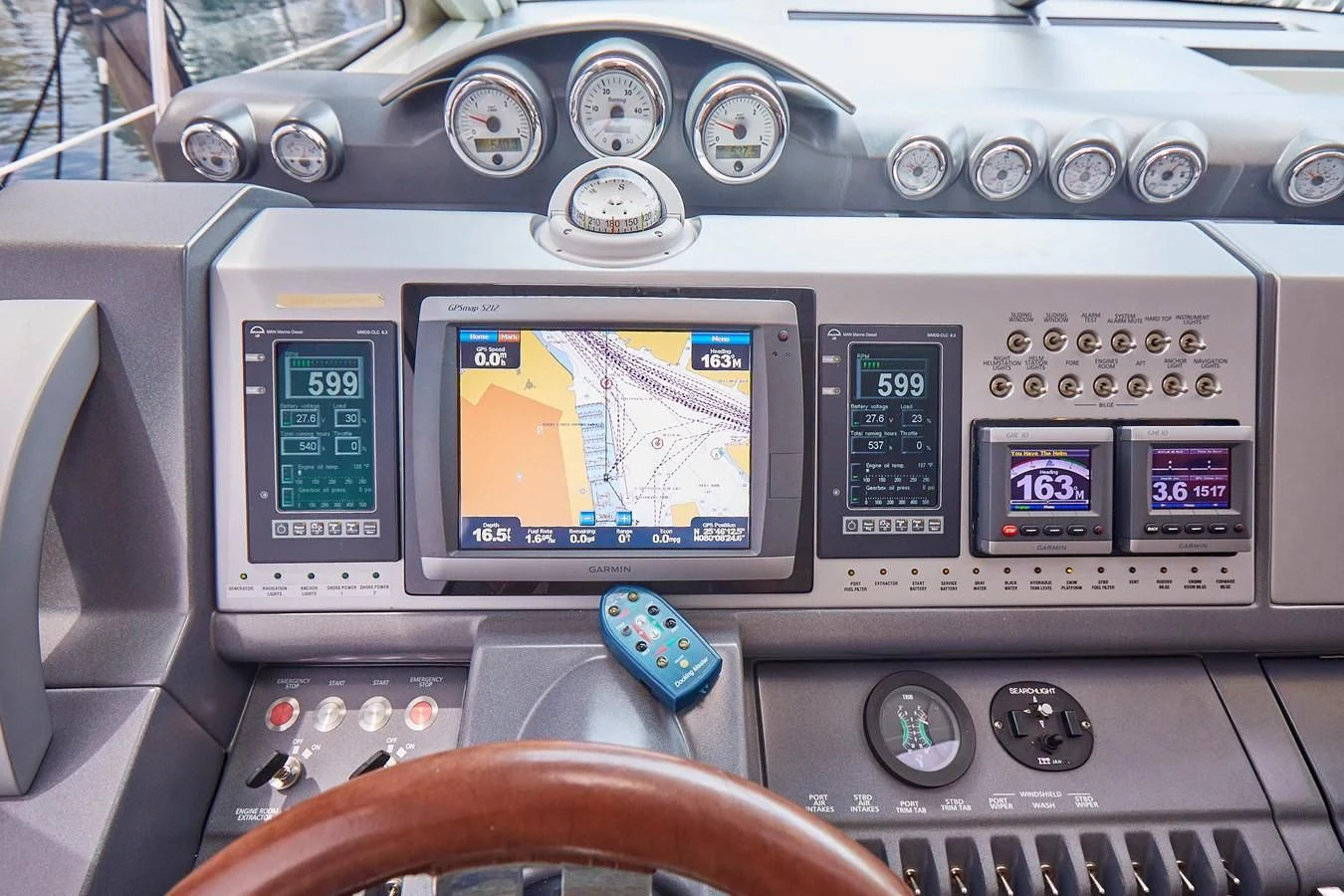 the inside of a plane aboard BLACK ICE Yacht for Sale