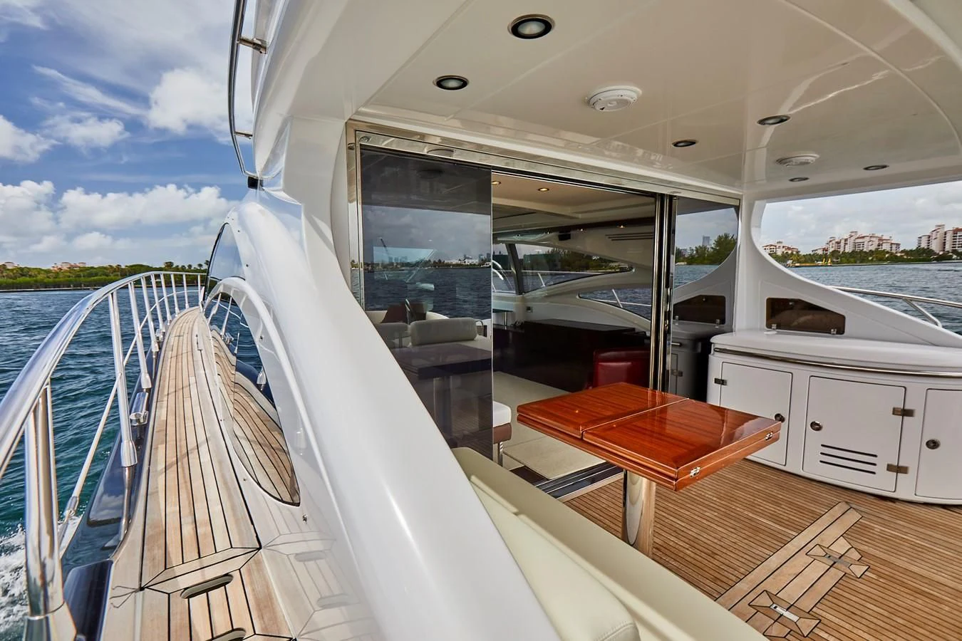 a boat on the water aboard BLACK ICE Yacht for Sale