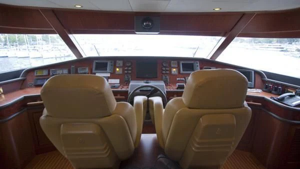 inside of a vehicle aboard MALUHEA Yacht for Sale