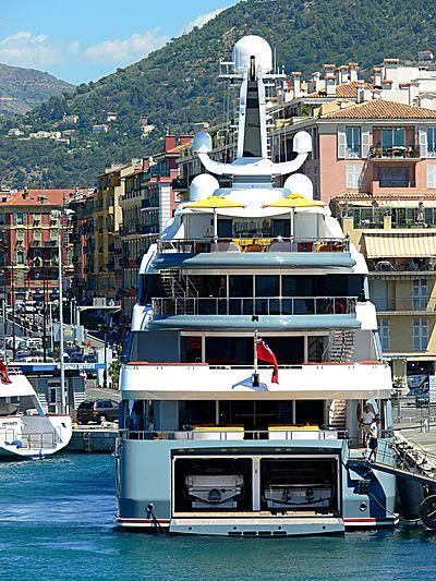 a boat on the water aboard AVIVA Yacht for Sale