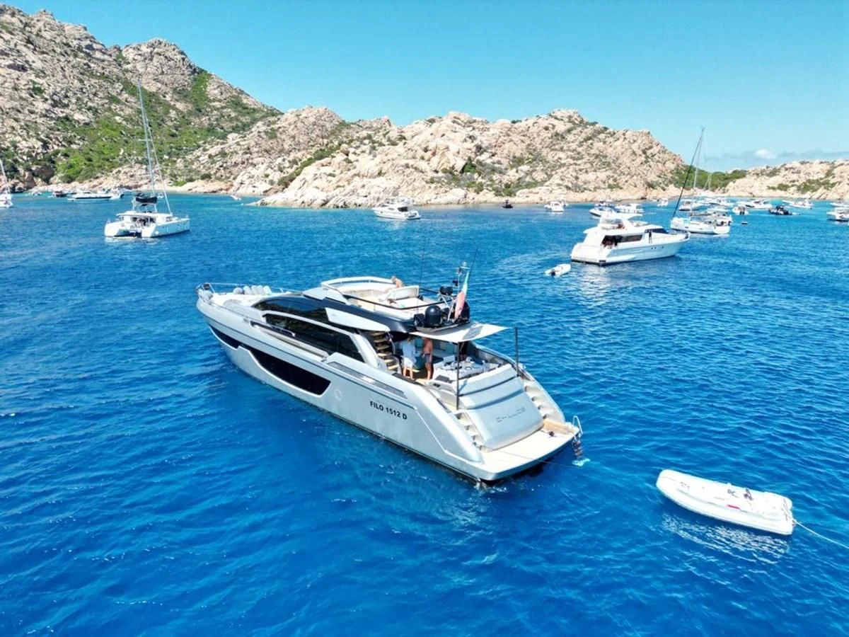 a boat on the water aboard CHILUCE Yacht for Charter