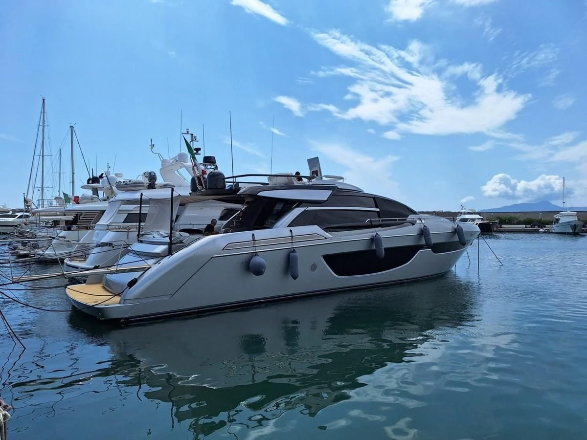 a boat in the water aboard CHILUCE Yacht for Charter