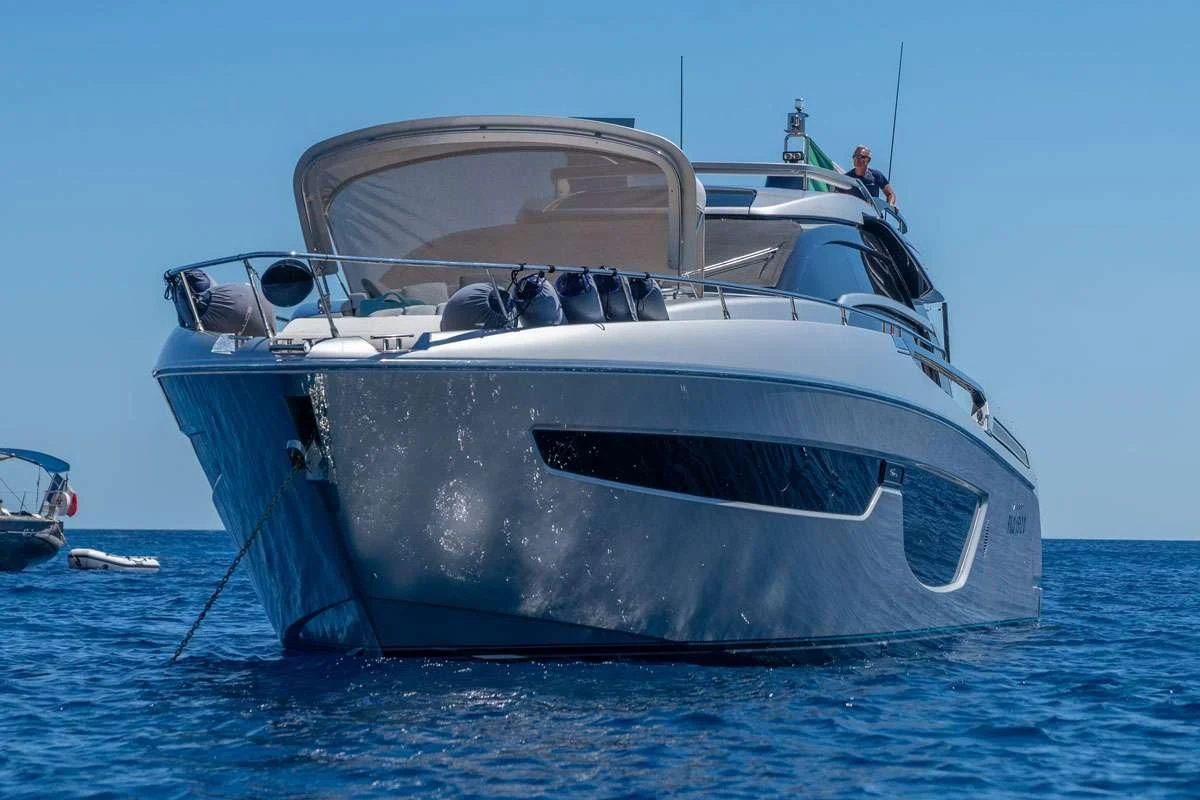 a boat on the water aboard CHILUCE Yacht for Charter