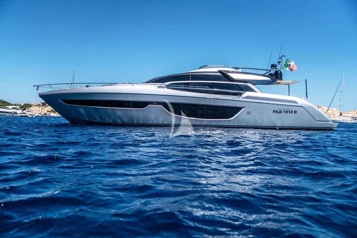 a boat on the water aboard CHILUCE Yacht for Charter