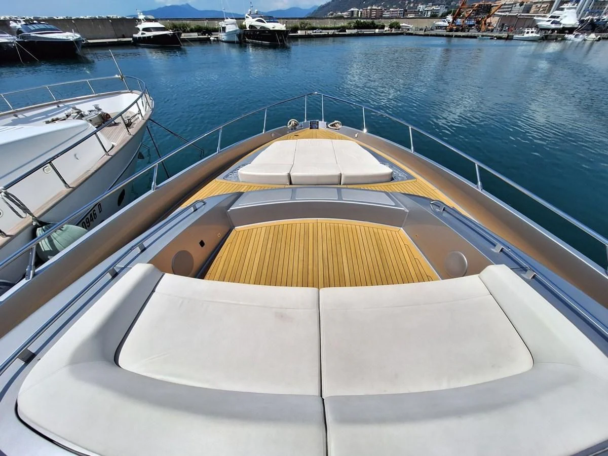 a boat on the water aboard CHILUCE Yacht for Charter