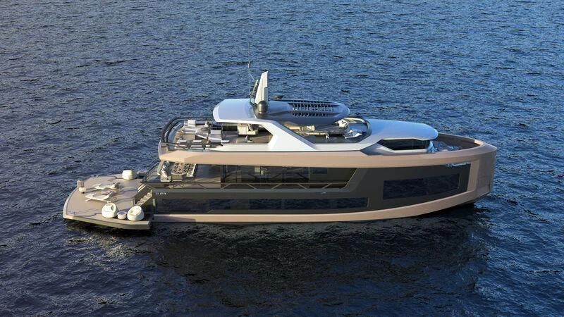 a boat on the water aboard WATERLILY Yacht for Sale
