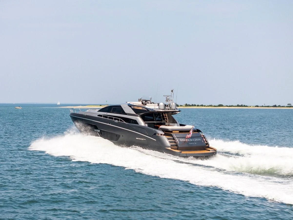 a boat on the water aboard INDISCRETION Yacht for Sale
