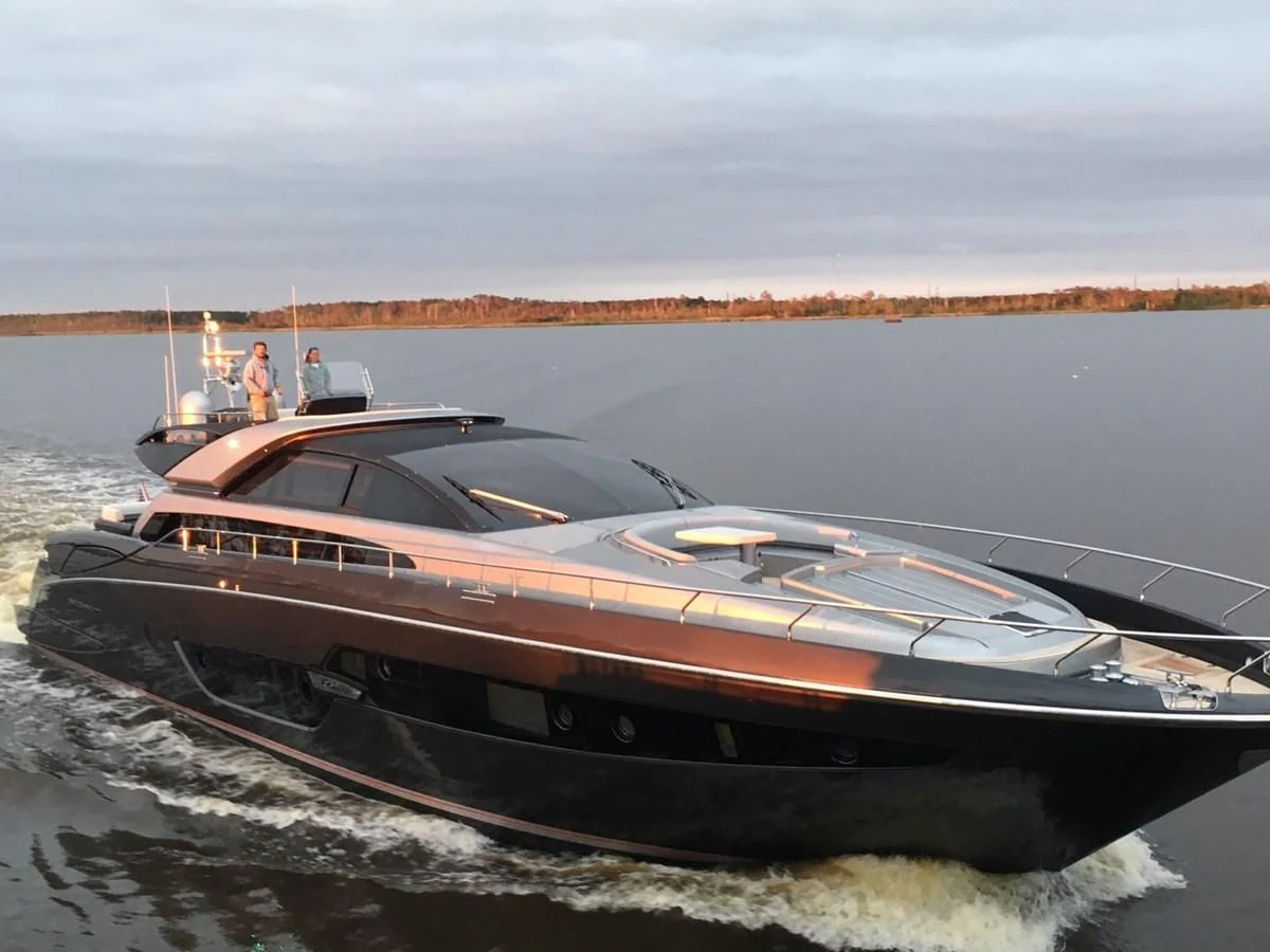 a boat on the water aboard INDISCRETION Yacht for Sale