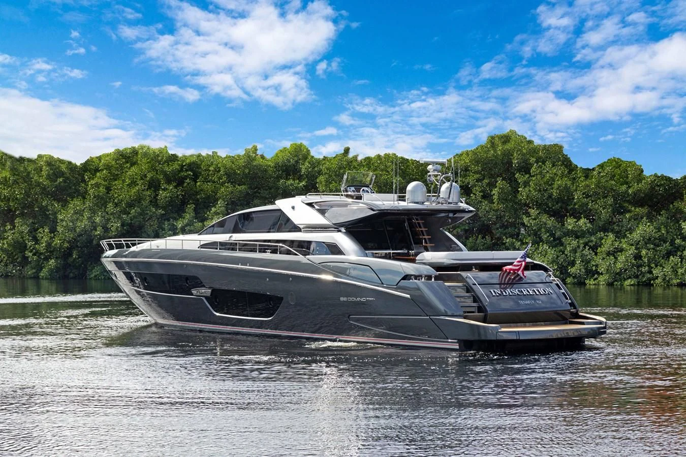 a boat on the water aboard INDISCRETION Yacht for Sale
