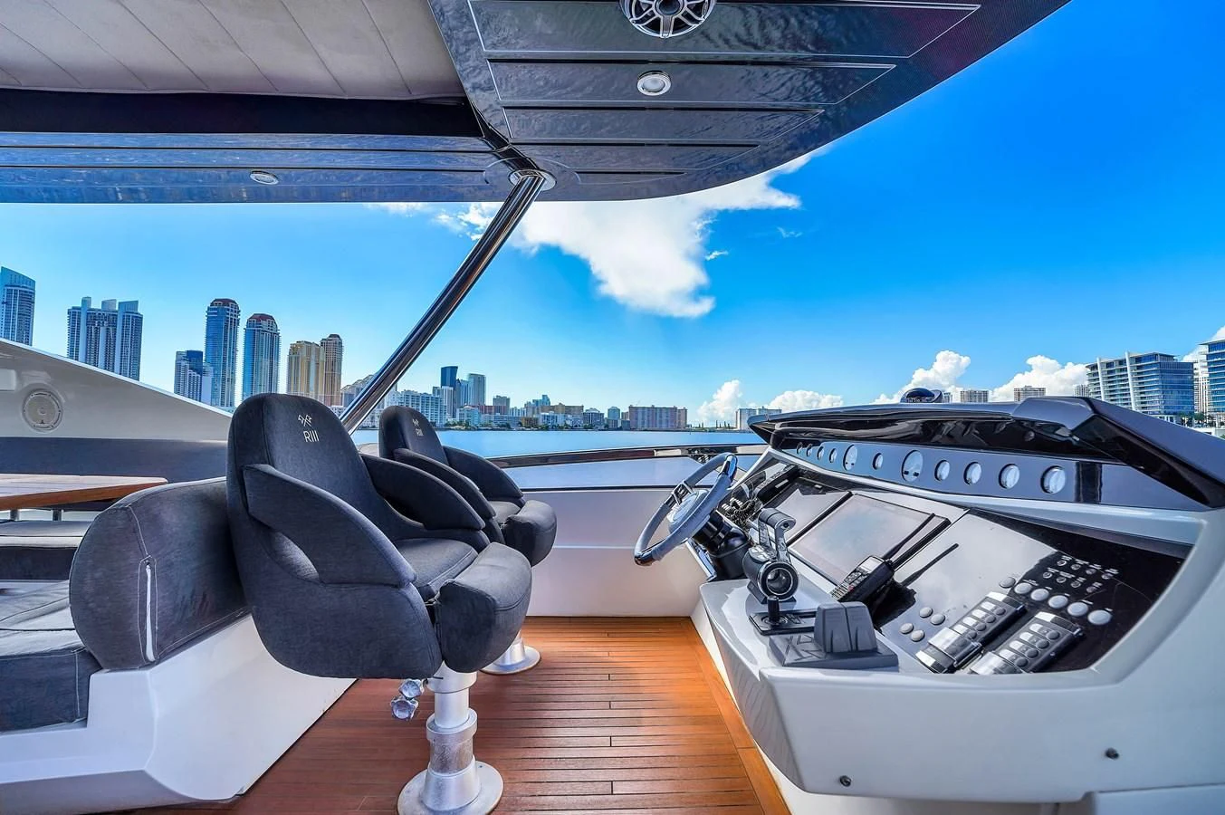a machine on the counter aboard 92' SUNSEEKER 2016 Yacht for Sale