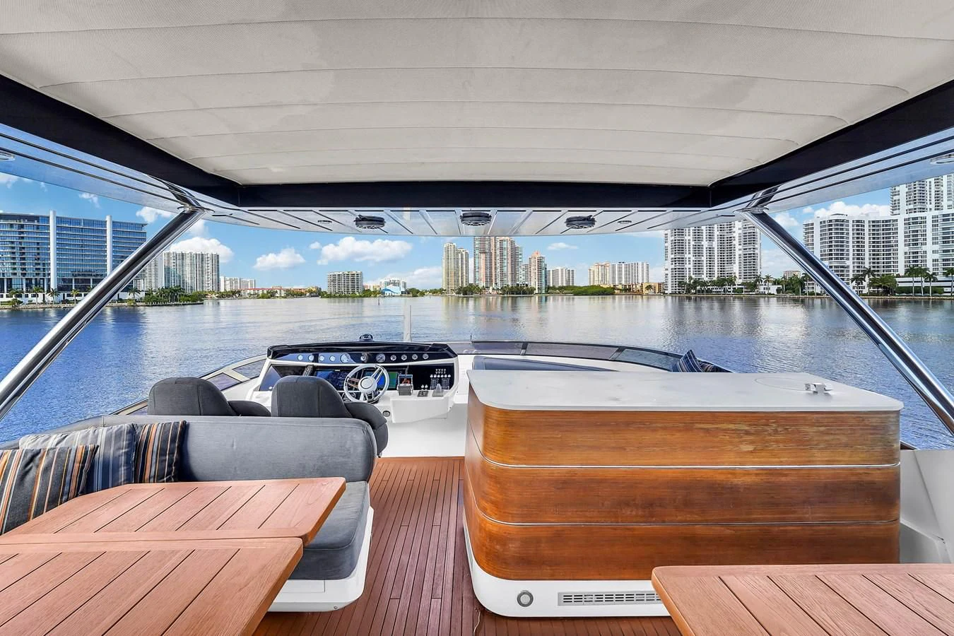 a boat on a boat aboard 92' SUNSEEKER 2016 Yacht for Sale