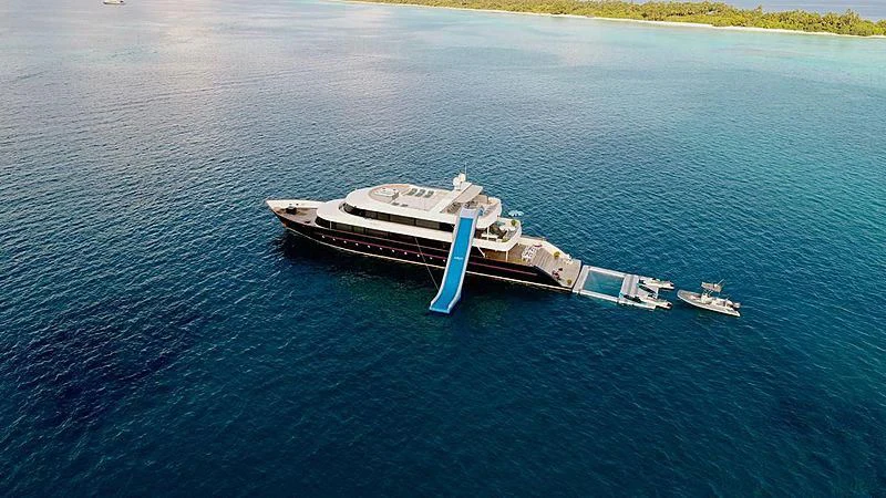 a boat on the water aboard AZALEA Yacht for Sale