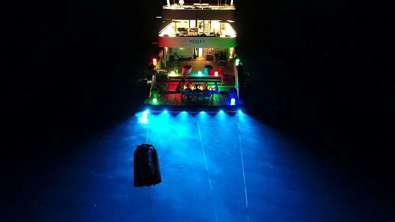 a boat on the water aboard AZALEA Yacht for Sale