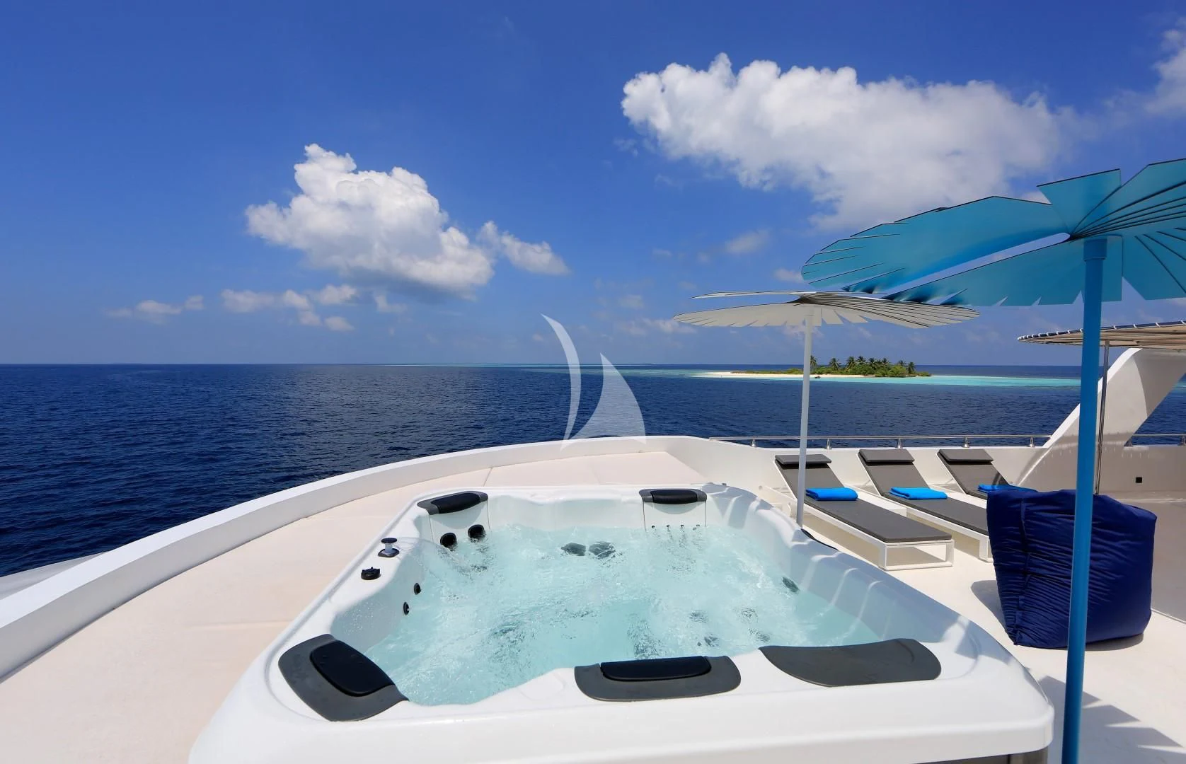 a boat on the water aboard AZALEA Yacht for Sale
