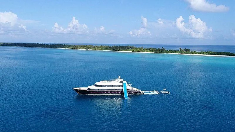 a boat on the water aboard AZALEA Yacht for Sale