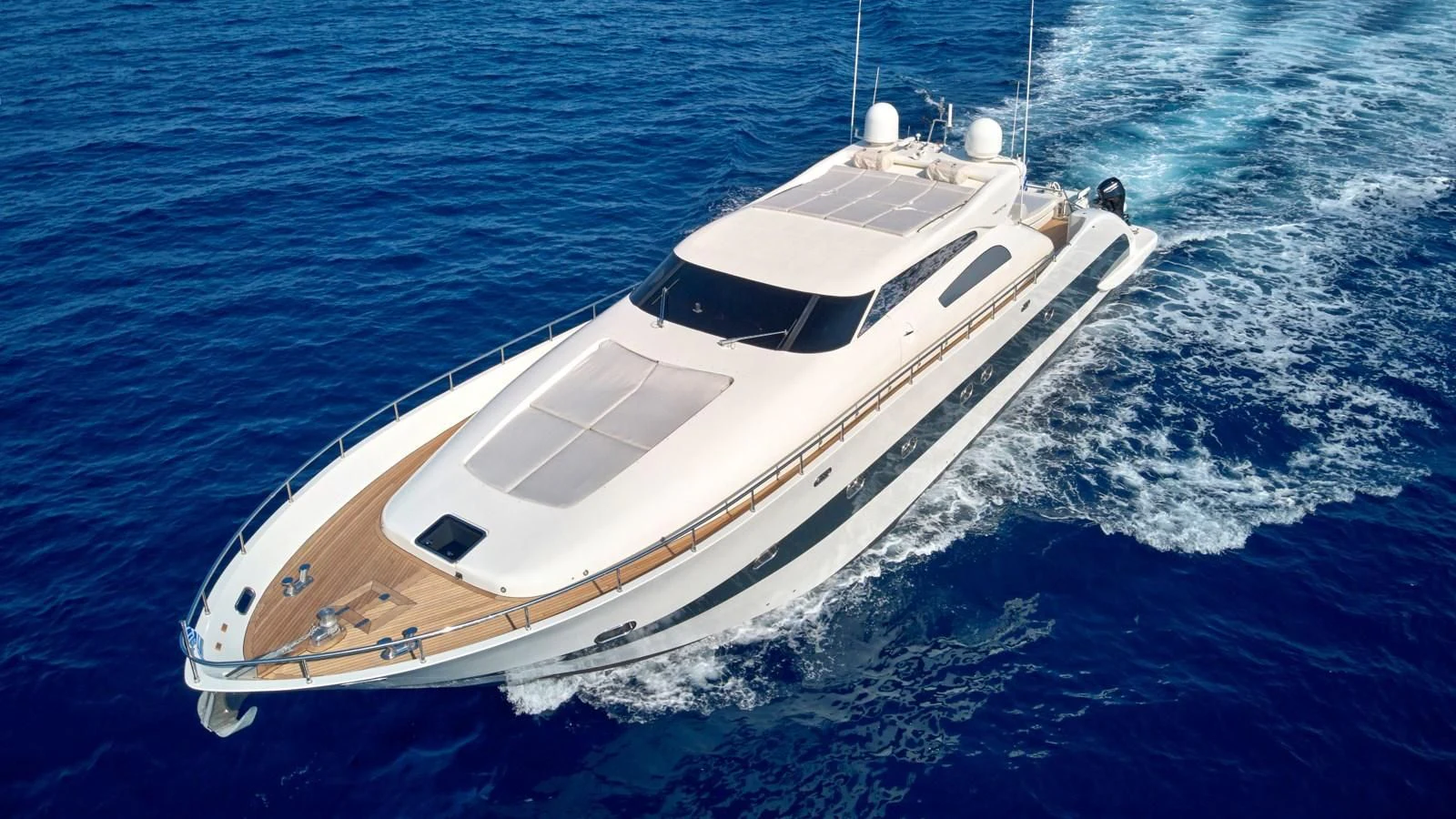 a ship on the water aboard RUBY Yacht for Charter
