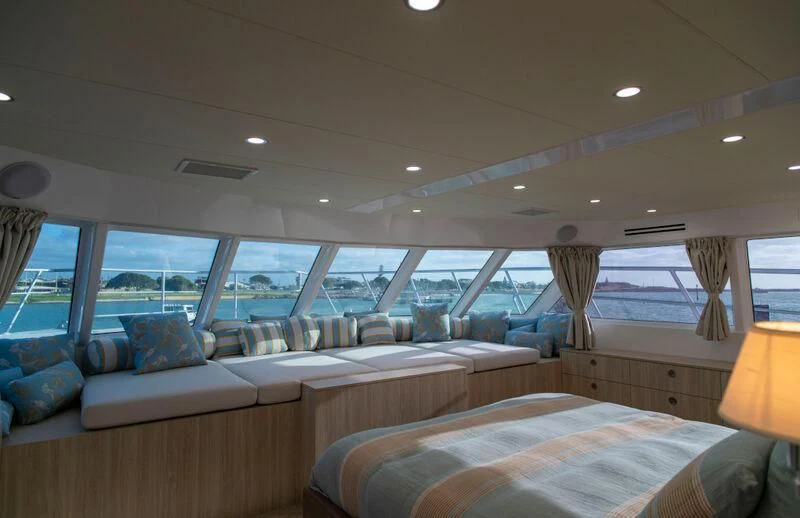 inside of a vehicle aboard LA BELLA CHERIE Yacht for Sale