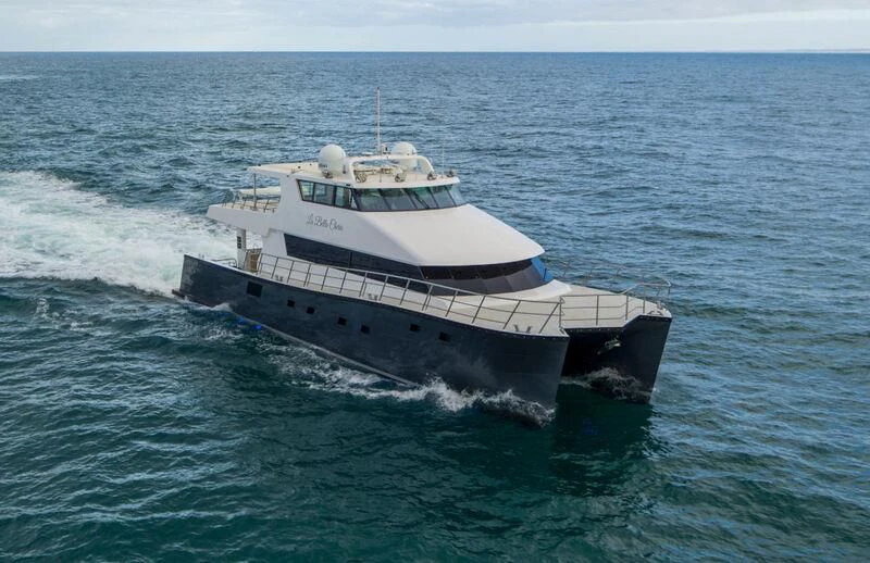 a boat in the water aboard LA BELLA CHERIE Yacht for Sale
