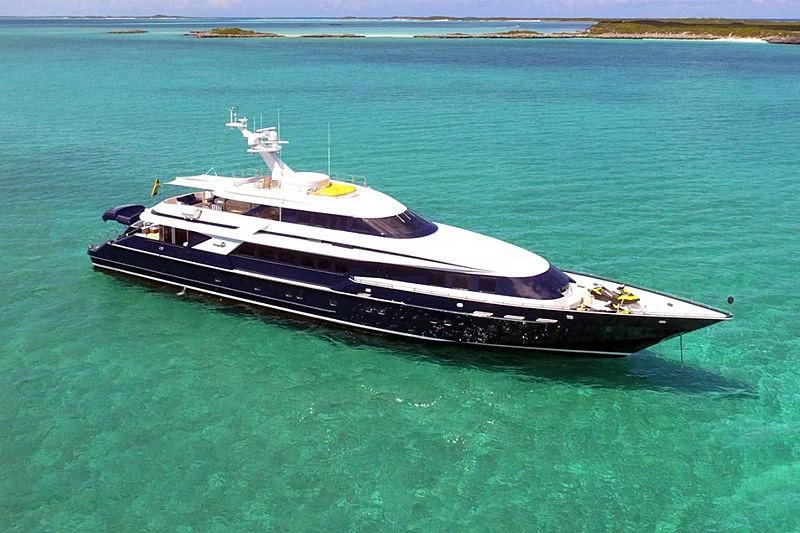 a boat in the water aboard OCTOPUSSY Yacht for Sale