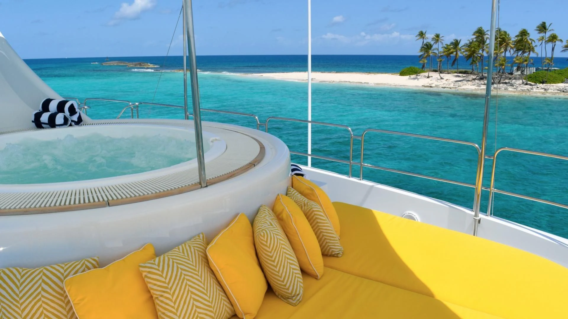 a boat on the water aboard OCTOPUSSY Yacht for Sale