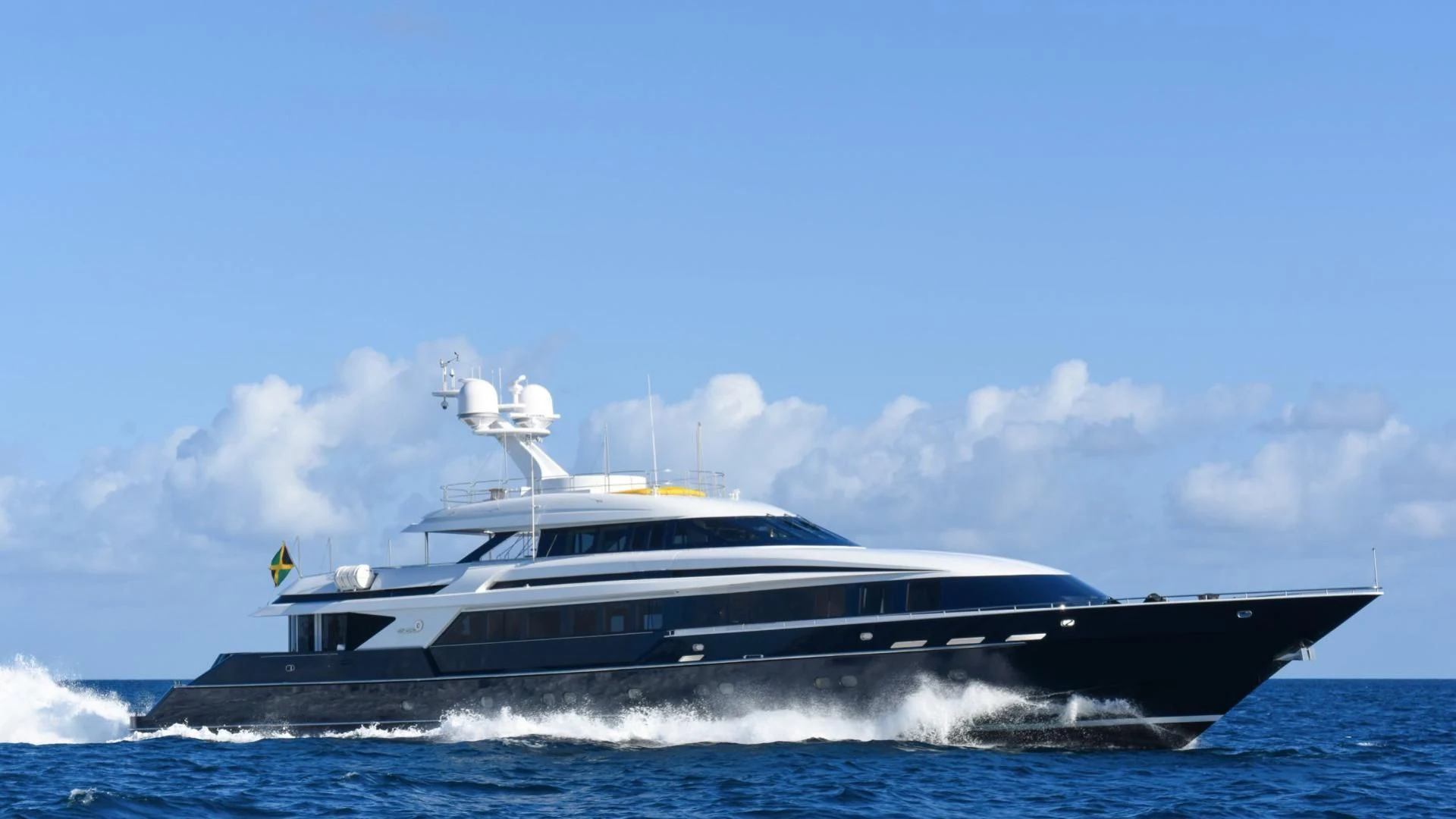 a boat on the water aboard OCTOPUSSY Yacht for Sale