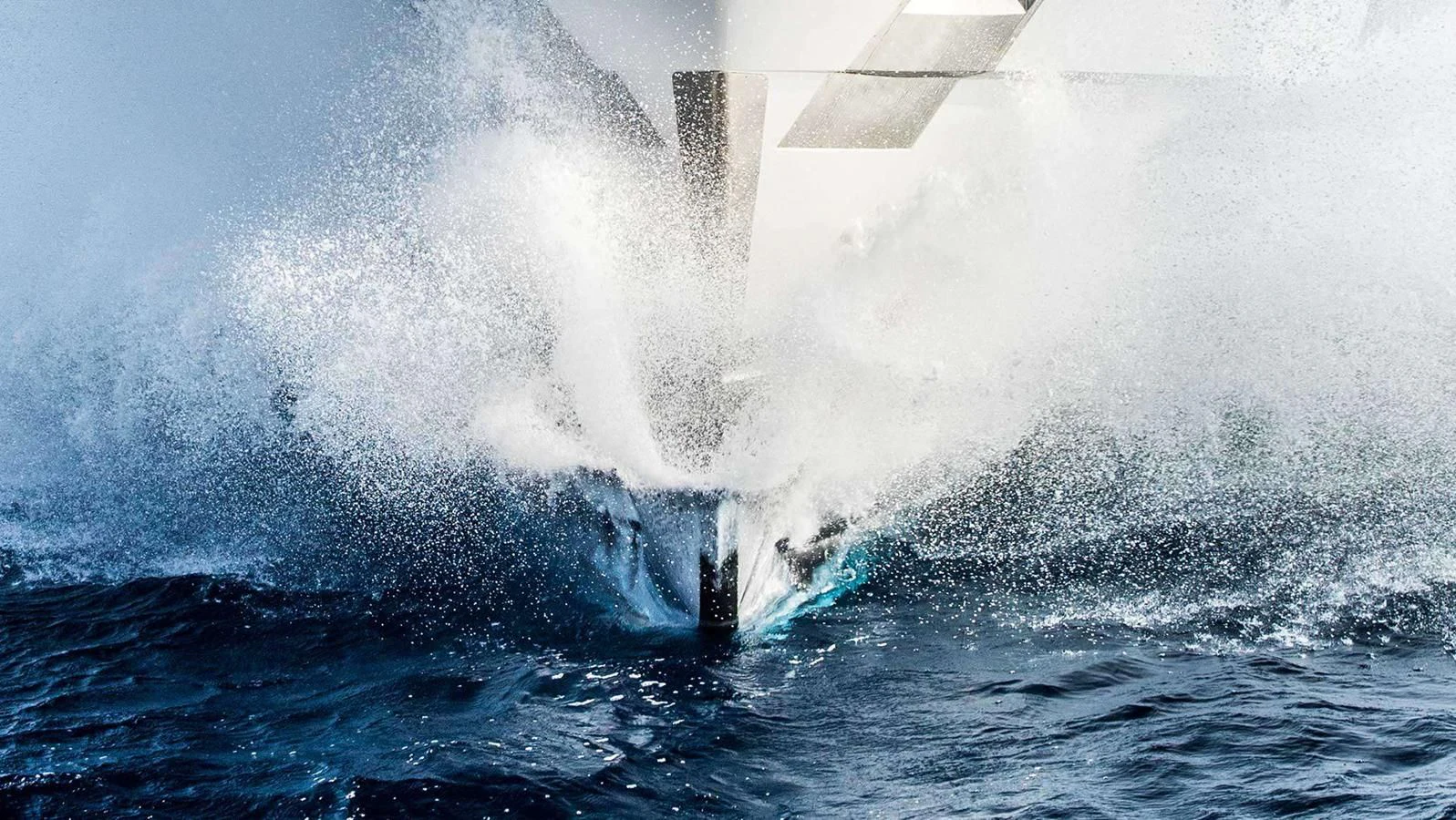 a plane flying over water aboard BAMBOO Yacht for Sale