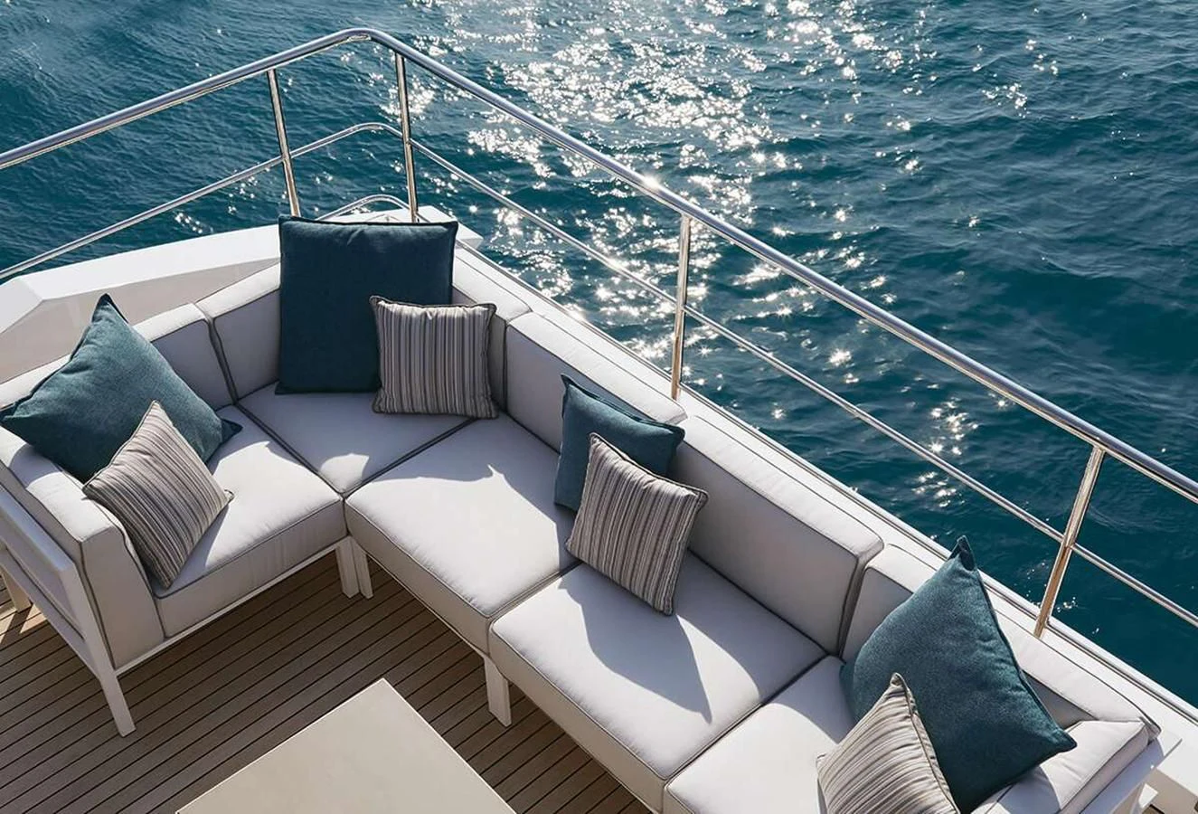 a boat on the water aboard BAMBOO Yacht for Sale