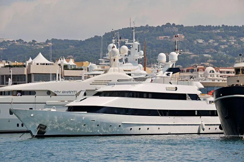 a large white yacht aboard YOPUR Yacht for Sale