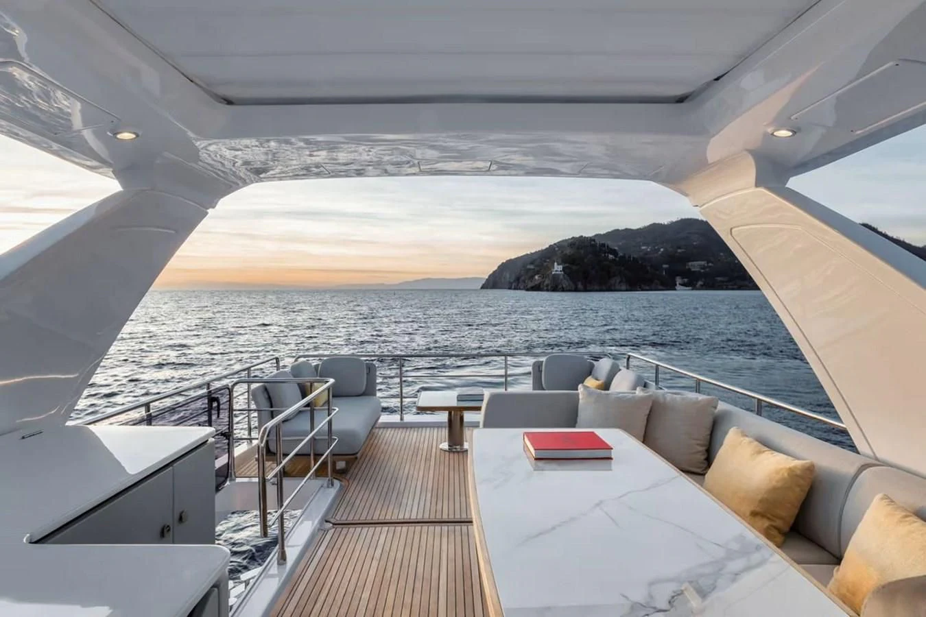 a boat on the water aboard 2023 AZIMUT FLY 78/56 Yacht for Sale