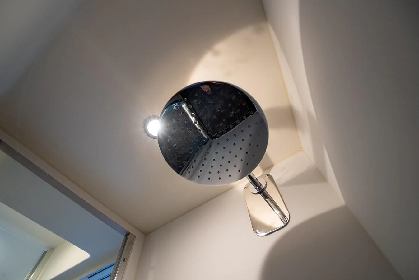 a silver light fixture on a ceiling aboard 2023 AZIMUT FLY 78/56 Yacht for Sale