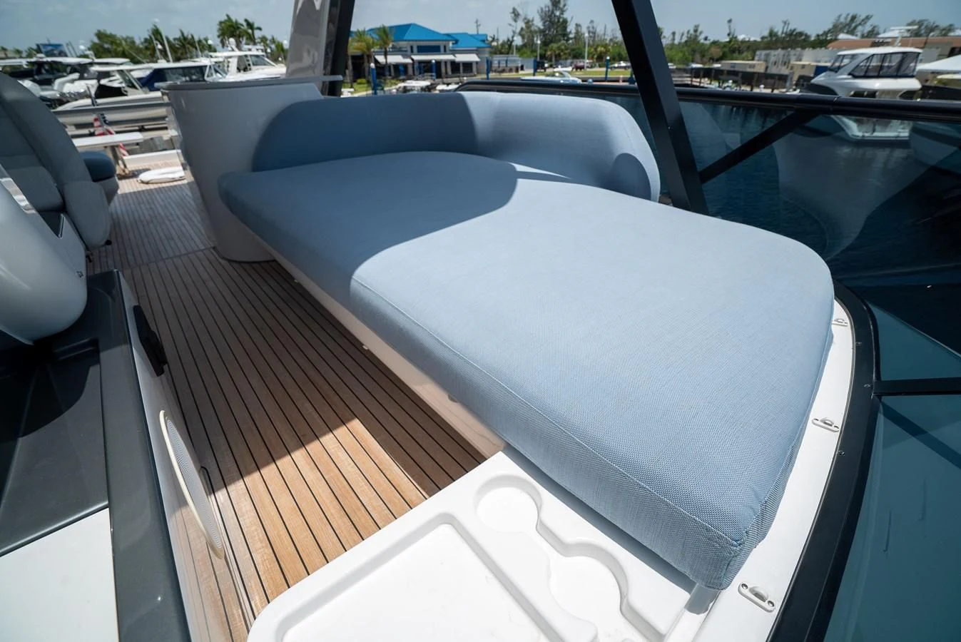 the inside of a car aboard 2023 AZIMUT FLY 78/56 Yacht for Sale