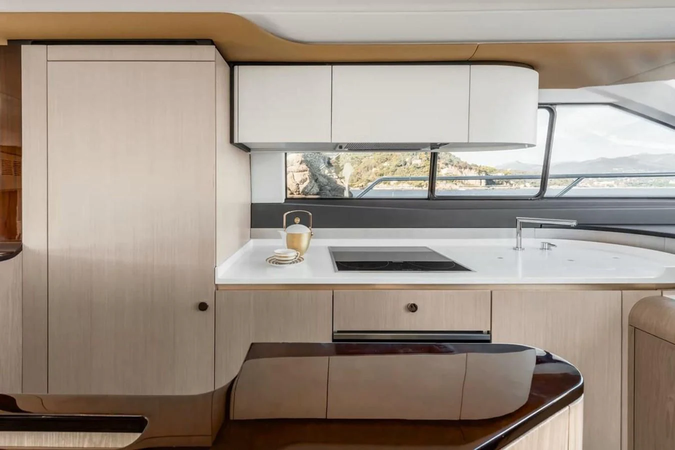 a room with a sink and a window aboard 2023 AZIMUT FLY 78/56 Yacht for Sale