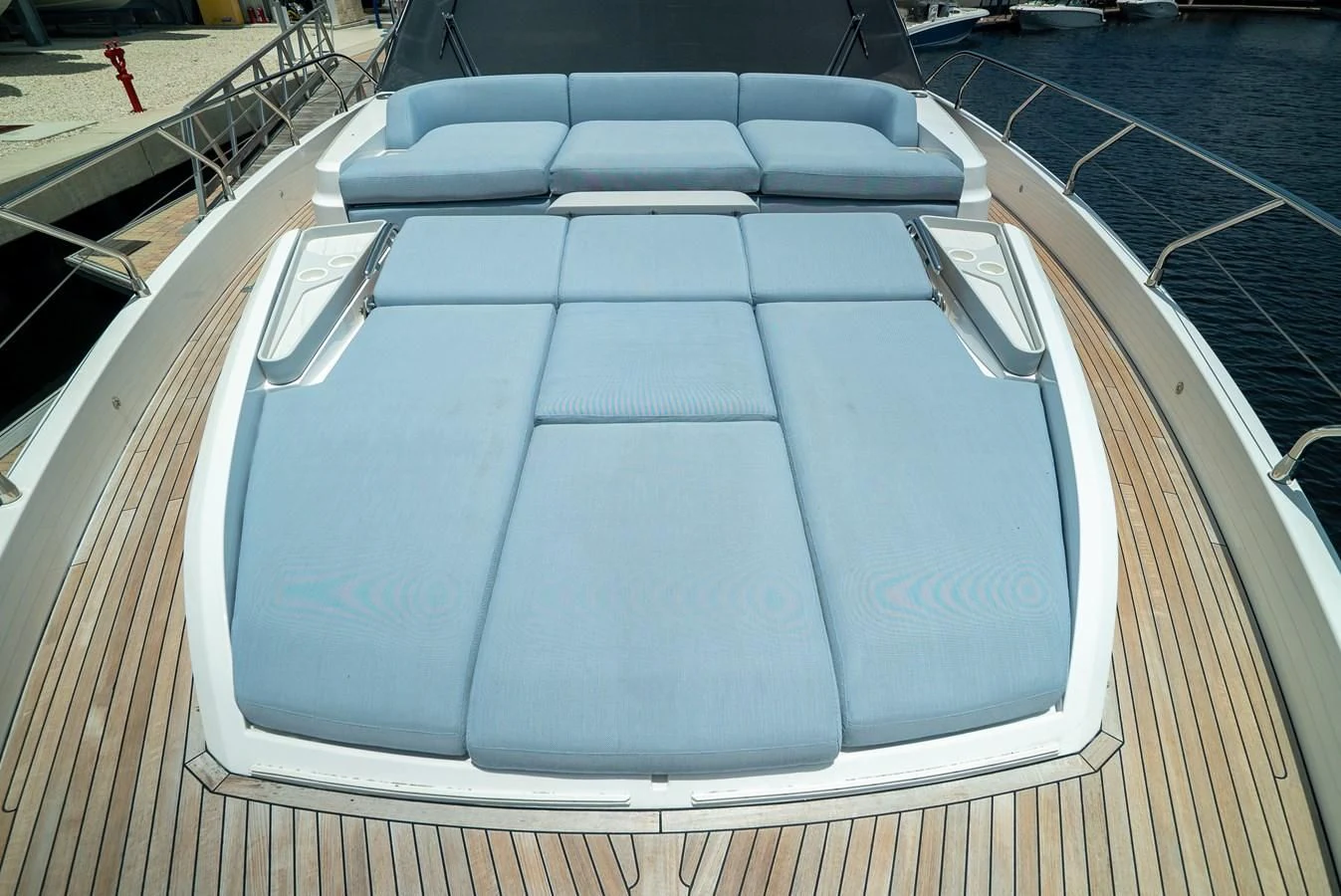 a white rectangular object on a metal surface aboard 2023 AZIMUT FLY 78/56 Yacht for Sale