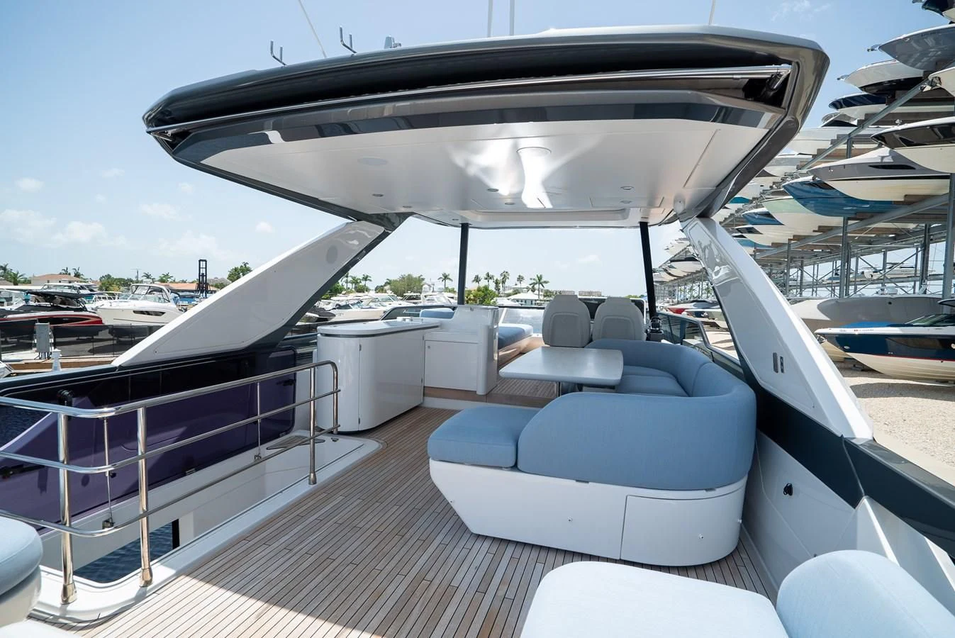 a boat on the water aboard 2023 AZIMUT FLY 78/56 Yacht for Sale