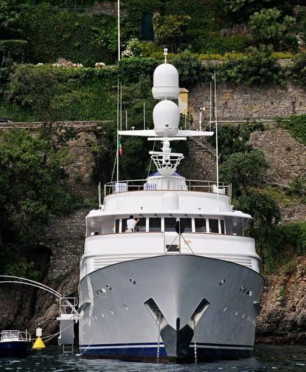 a boat in the water aboard LADY GEORGINA Yacht for Sale